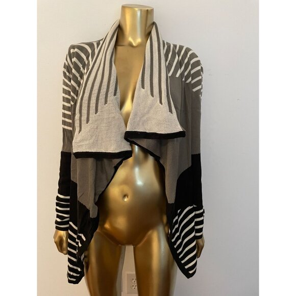 Anthropologie Staring at the Stars Striped Open Front Cardigan Sweater XS Aztex - Picture 5 of 8